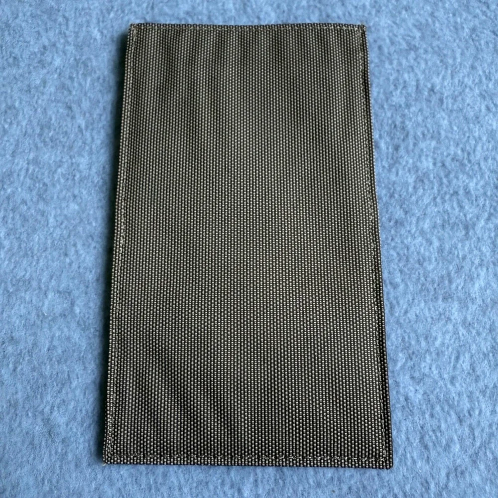 Johnston &‎ Murphy Leather Card Organizer Case Wallet ID Window Brown Minimalist